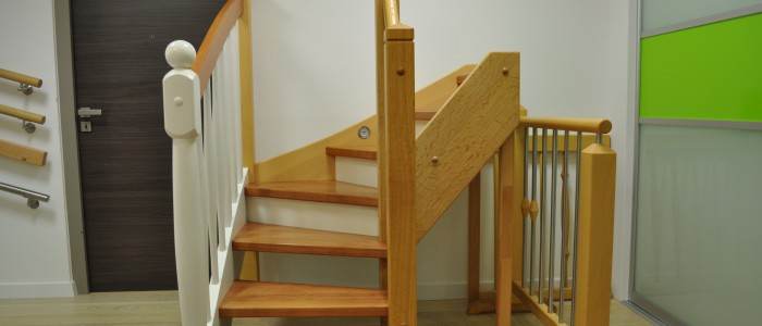 Holztreppen | Treppengeländer in der Ausstellung von Treppenbau Kemper | Südlohn